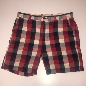 Zara plaid shorts